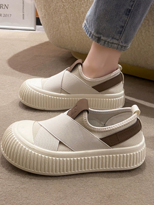 Canvas Shoes Women's Shoes Best Selling Internet Celebrity 2023 Leap Breathable New Easiest for Match Thick Sole Thin Casual Shoes White Sneaker