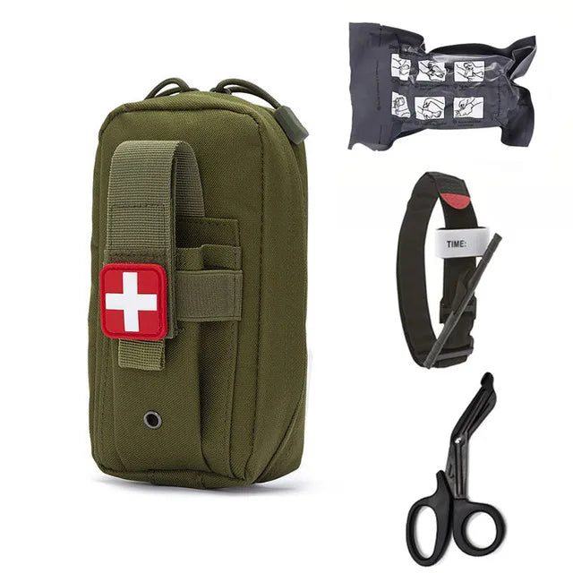 Molle medical EDC bag, EMT emergency bandage, tourniquet, scissors emergency kit, life saving bag bag