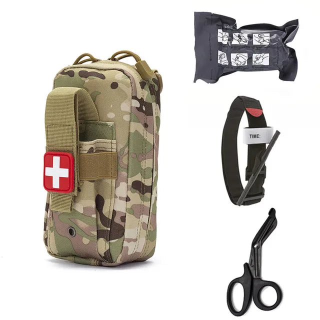 Molle medical EDC bag, EMT emergency bandage, tourniquet, scissors emergency kit, life saving bag bag