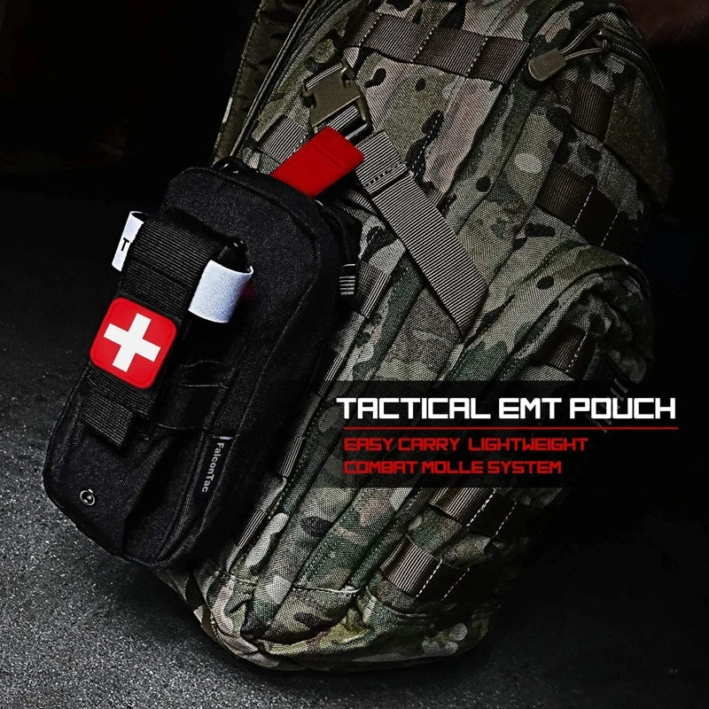 Molle medical EDC bag, EMT emergency bandage, tourniquet, scissors emergency kit, life saving bag bag