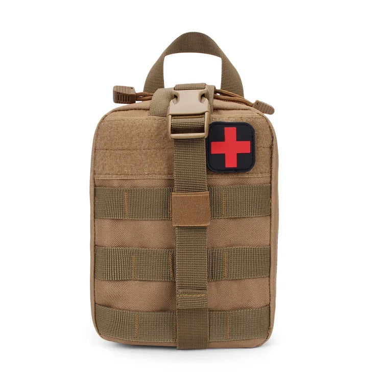 Quick Release First Aid Pouch Patch Bag Molle Amphibious Tactical Medical Kit EMT Emergency EDC Rip-Away Survival IFAK Hunting