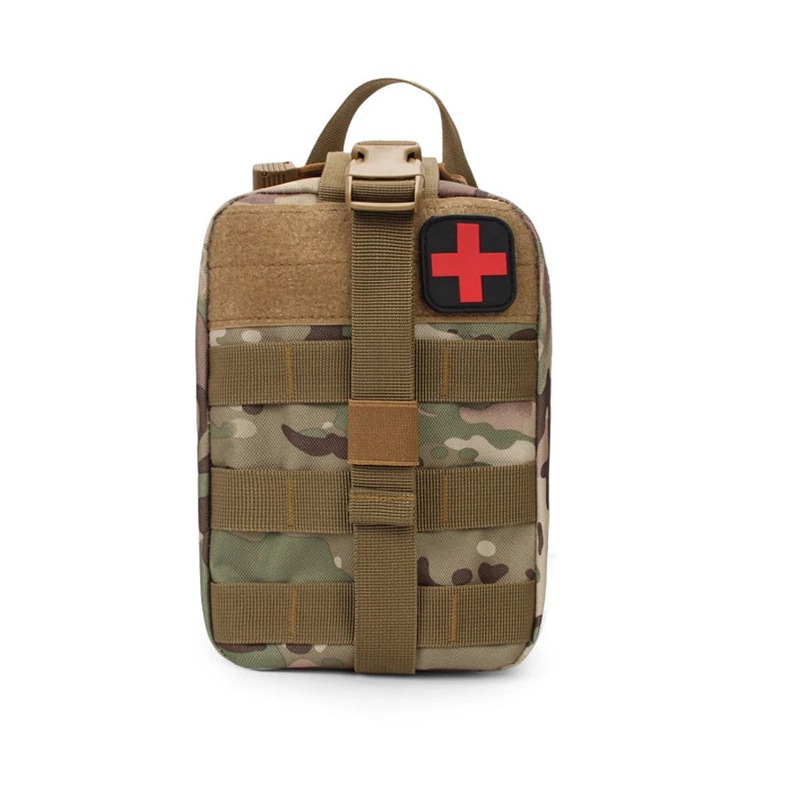 Quick Release First Aid Pouch Patch Bag Molle Amphibious Tactical Medical Kit EMT Emergency EDC Rip-Away Survival IFAK Hunting