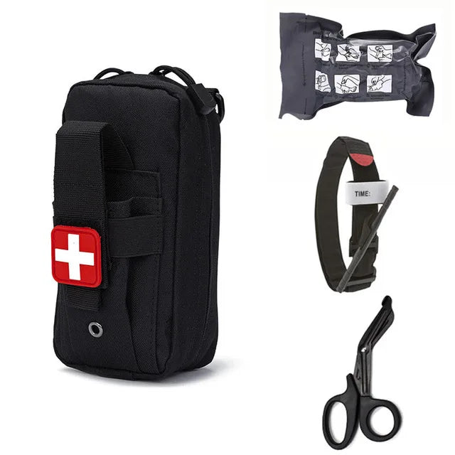 Molle medical EDC bag, EMT emergency bandage, tourniquet, scissors emergency kit, life saving bag bag