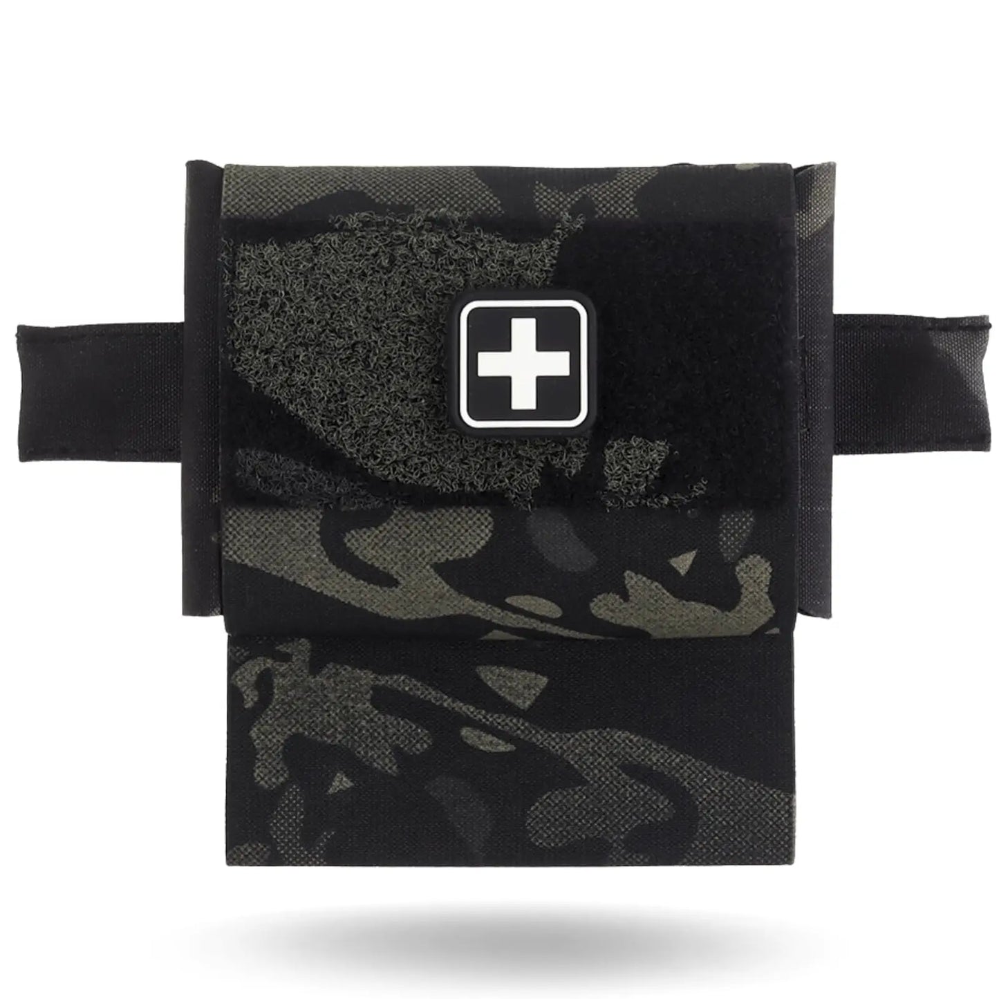 2-in-1 Micro Med Kit Medical Pouch, Tactical Mini First Aid IFAK Pouch with Tourniquet Holder, Empty Small Compact Medical Pouch