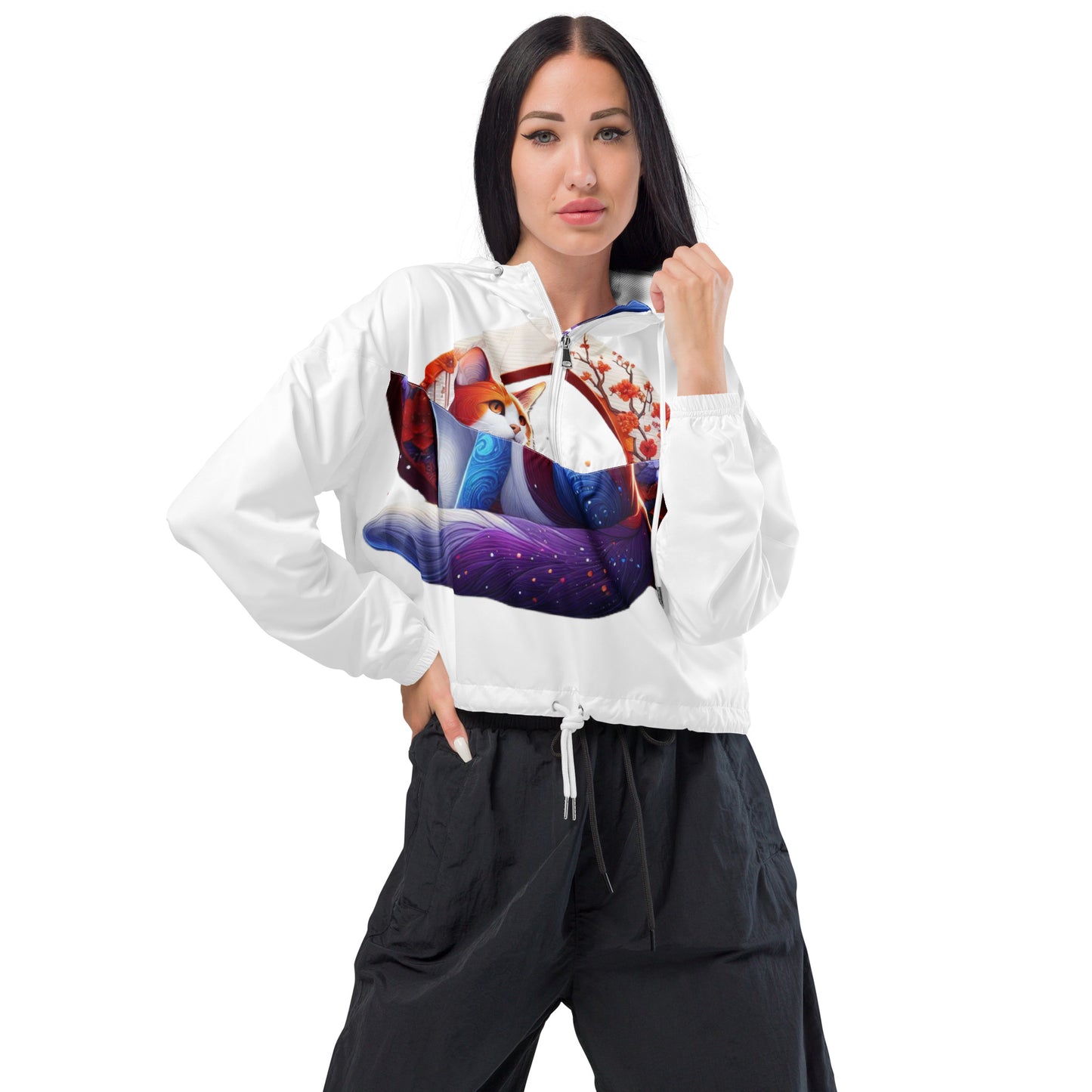 Women’s cropped windbreaker