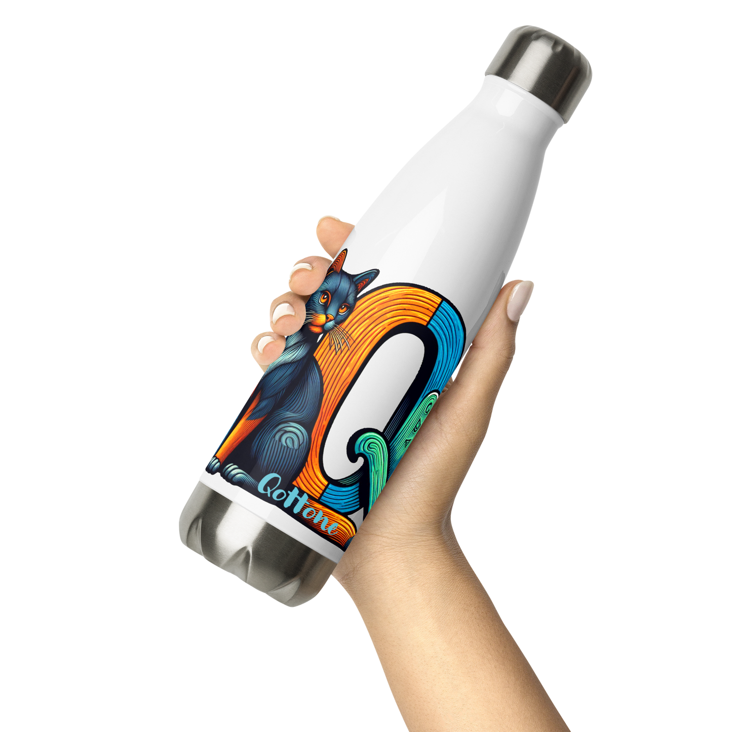 Stainless steel water bottle